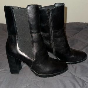 Rizzoli Black Heeled Boots Size 8/8.5